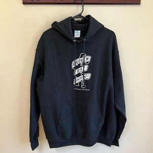 Broken Bat Brewing Co Men’s Black Hoodie Size L NEW